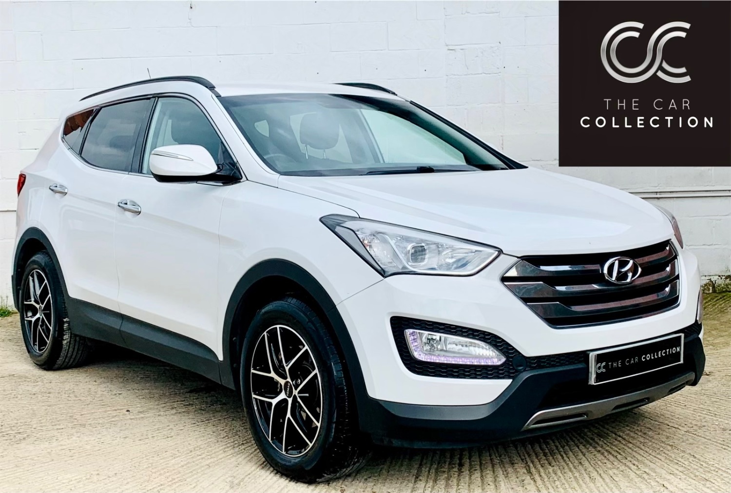 Used HYUNDAI SANTA FE 2013 White in Evesham, Worcestershire | The Car